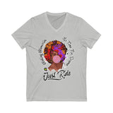 Bubble Gum  V-Neck Tee