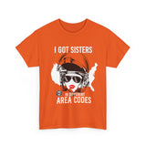 Sisters in different area codes