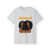 then she said (short sleeve)