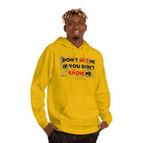 DON'T BRO ME HOODY (BLCK/RED  FONT)