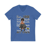 Yes I Ride My Own (Vneck) Names only