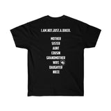 I am not just a biker (Female) different colors