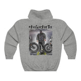 Big Guys Ride Too (Hoody front and back sizes up to 5xl)