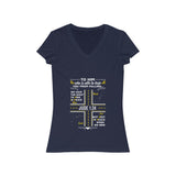 Women I'm not just a biker Short Sleeve V-Neck Tee