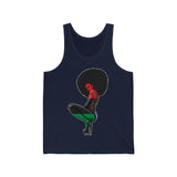 (African Queen) Unisex Jersey Tank