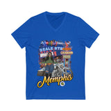 Memphis (Vneck/short sleeve) No design on back
