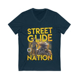 Street Glide Sexy ( short Sleeve V-Neck Tee)