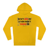 DON'T BRO ME HOODY (BLCK/RED  FONT)