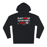 DON'T BRO ME HOODY (WHITE/RED  FONT)
