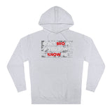 DON'T BRO ME HOODY (WHITE/RED  FONT)