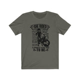 She Rides Jersey Short Sleeve Tee