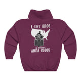 Bros Area Codes (frnt n back)