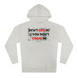 DON'T BRO ME HOODY (BLCK/RED  FONT)