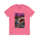 Trust Your Journey  (Short Sleeve V-Neck Tee) soooo Soft