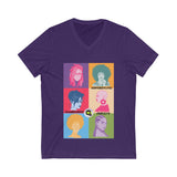 Different Faces, Same Passion (Short Sleeve V-Neck Tee)