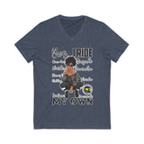 Yes I Ride My Own (Vneck) Names only