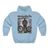 Big Guys Ride Too (Hoody front and back sizes up to 5xl)