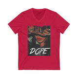 She's Dope  V-Neck Tee Unisex