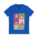 Different Faces, Same Passion (Short Sleeve V-Neck Tee)