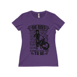 She Rides Women's Missy Tee