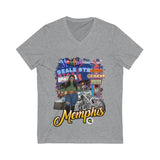 Memphis (Vneck/short sleeve) No design on back