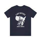 Sister's Area Codes Sports Bike (Unisex Jersey Short)