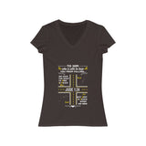 Women I'm not just a biker Short Sleeve V-Neck Tee