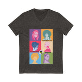 Different Faces, Same Passion (Short Sleeve V-Neck Tee)