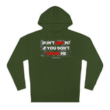 DON'T BRO ME HOODY (WHITE/RED  FONT)