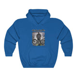 Big Guys Ride Too (Hoody front and back sizes up to 5xl)