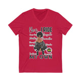 Yes I Ride My Own (Vneck) Names only