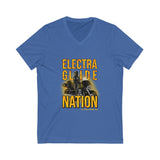 E GLIDE NATION  Ladies V-Neck Tee