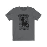 She Rides Jersey Short Sleeve Tee