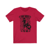 She Rides Jersey Short Sleeve Tee