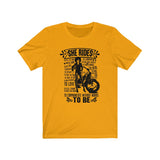 She Rides Jersey Short Sleeve Tee