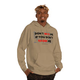 DON'T BRO ME HOODY (BLCK/RED  FONT)