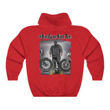Big Guys Ride Too (Hoody front and back sizes up to 5xl)