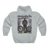 Big Guys Ride Too (Hoody front and back sizes up to 5xl)