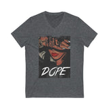 She's Dope  V-Neck Tee Unisex