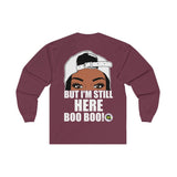 I See Ya Peeking (Designs on front and back )Long Sleeve Tee