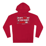 DON'T BRO ME HOODY (WHITE/RED  FONT)