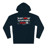 DON'T BRO ME HOODY (WHITE/RED  FONT)