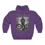 Big Guys Ride Too (Hoody front and back sizes up to 5xl)