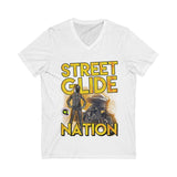 Street Glide Sexy ( short Sleeve V-Neck Tee)