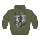 Big Guys Ride Too (Hoody front and back sizes up to 5xl)