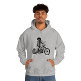 Bad to the Bone Hoody (Blck font)