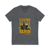 E GLIDE NATION  Ladies V-Neck Tee