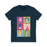 Different Faces, Same Passion (Short Sleeve V-Neck Tee)