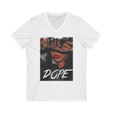 She's Dope  V-Neck Tee Unisex