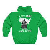 Bros Area Codes (frnt n back)